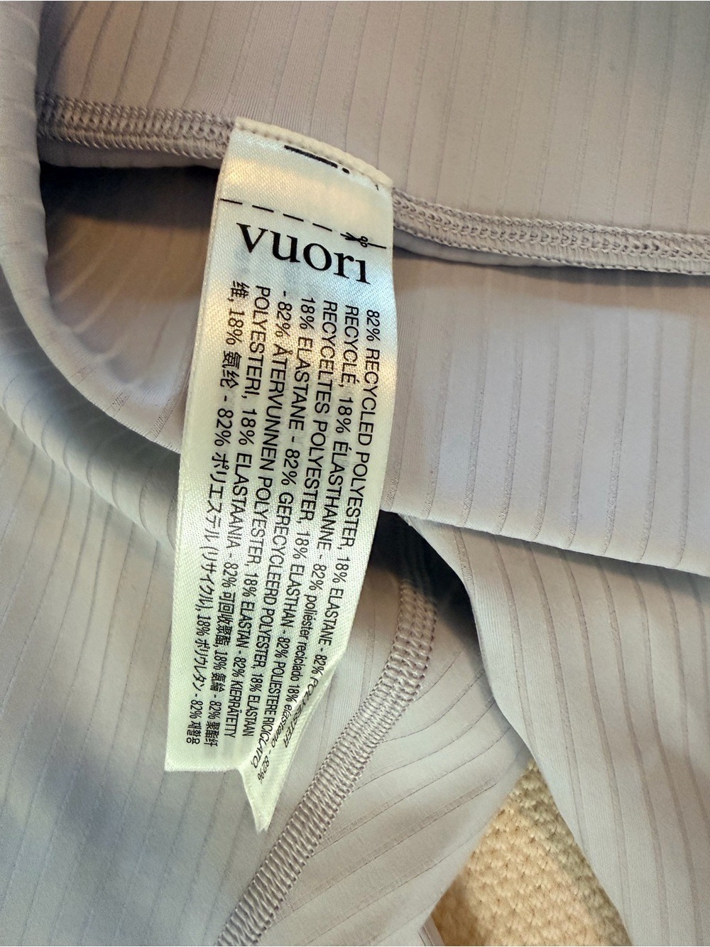 NWT Vuori Inversion Rib Legging Lavender Ice S High Rise Yoga VW4134 - Picture 5 of 12